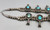 great vintage turquoise squash blossom necklace