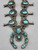 great vintage turquoise squash blossom necklace
