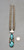sterling silver and turquoise necklace by Jefferson Abeyta, two large high-grade turquoise cabochons