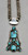 sterling silver and turquoise necklace by Jefferson Abeyta, gorgeous modern pendant, eight turquoise cabochons