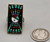 14K gold band, Sunface inlay of turquoise, coral, and mother of pearl, onyx