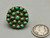 vintage sterling silver ring, turquoise clusters