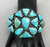 incredible larger clusters of natural turquoise in varying shades of blues