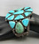 incredible larger clusters of natural turquoise in varying shades of blues