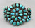 circa 1930s natural turquoise cluster bracelet