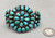 circa 1930s natural turquoise cluster bracelet