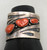 three coral cabochons in varying sizes, good weighted feel
