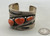 three coral cabochons in varying sizes, good weighted feel