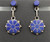 Vintage Lapis Inlay Bracelet and Earrings - Frank Vacit