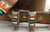 multi-stone inlay belt buckle set, mosaic inlay in turquoise, deep orange spiny oyster, onyx and shell inlay