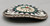 sunface theme inlay belt buckle, channel inlay design, sterling silver