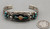 1940s inlay design, cupids arrow design, mother of pearl, turquoise and spiny oyster inlay, attributed to John Gordon Leek