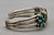 1940s inlay design, cupids arrow design, mother of pearl, turquoise and spiny oyster inlay, attributed to John Gordon Leek