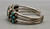 1940s inlay design, cupids arrow design, mother of pearl, turquoise and spiny oyster inlay, attributed to John Gordon Leek