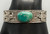 1920s era, thunderbird, turquoise and sterling silver, central turquoise