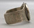 1885 Morgan Silver Dollar, cut out cuff, central setting, vintage