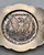 1885 Morgan Silver Dollar, cut out cuff, central setting, vintage