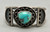 turquoise and sterling silver, matrix, applique bars and loops, Howard Smith
