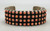 dot or snake eye coral cluster, hand stamped designs, Nelson Burbank, Navajo