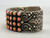 dot or snake eye coral cluster, hand stamped designs, Nelson Burbank, Navajo