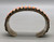 dot or snake eye coral cluster, hand stamped designs, Nelson Burbank, Navajo