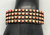 dot or snake eye coral cluster, hand stamped designs, Nelson Burbank, Navajo