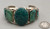 webbed turquoise and spiny oyster, 5 large webbed turquoise stones, three wire terminal, Mary Morgan