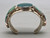 webbed turquoise and spiny oyster, 5 large webbed turquoise stones, three wire terminal, Mary Morgan