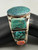webbed turquoise and spiny oyster, 5 large webbed turquoise stones, three wire terminal, Mary Morgan