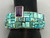 cobblestone inlay bracelet, amethyst, coral, turquoise, and lapis, hefty solid cuff with chain guard