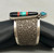 Morenci Turquoise, Candelaria Turquoise, Edison Cummings,  White Hogan, Mosaic inlay.