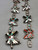 butterfly inlay link concho belt,  13 butterfly conchos and buckle, turquoise, coral, onyx, shell, mother of pearl