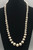 handmade sterling silver beads, graduated, circa 1980s