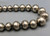 handmade sterling silver beads, graduated, circa 1980s