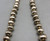 handmade sterling silver beads, graduated, circa 1980s