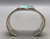 ingot bracelet, Royston turquoise, Ernie Lister, filework, Navajo
