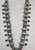 1930s-1940s, boxbow style, handmade beads, four petal blossoms, foxtail wire,