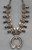 1960s, four petal blossoms, twisted and looped wire, sterling silver beads