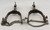 Fancy Pair Of Spurs With Heart Pattern Engravings