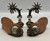Fancy Pair Of California Style Spurs With Scalloped Bands and Nice Straps