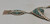 needlepoint turquoise, bib style, central pendant, silver dangles, silver link chain, Jimmie Yazzie, Navajo
