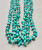 vintage, three strand turquoise, Heishi,