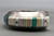 Gibson Nez, multi stone inlay, geometric shaped bracelet, award winner, channel inlay, silver cuff