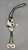 Joe Zunie, inlay bolo tie, figural inlay, vintage