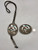 Zuni,  channel inlay, John Lucio, turquoise, coral, onyx, mother of pearl, bolo and buckle set,