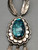 webbed turquoise, feather style dangles, G. Binkin, Navajo