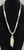 Ribbon Rock turquoise, handmade sterling silver beads, foxtail wire,  Secataro
