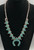 turquoise cluster, four petal blossom,  dot turquoise, petit point turquoise,  12 blossoms