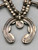 coral and sterling silver, vintage, two wire naja, darkened silver, 12 blossoms