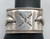 1920s to 1930s era, handmade ingot, bumpouts, deep stamped, arrow design, smooth silver cuff